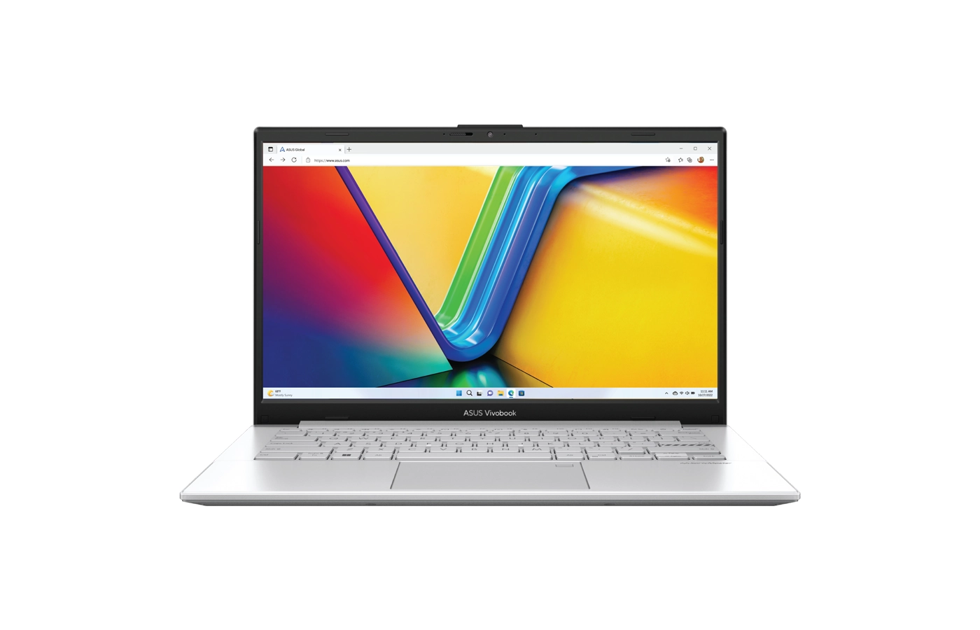 ASUS - VivoBook Go 15 E1504FA - 15.6" FHD (1920 x 1080) IPS Laptop - AMD Ryzen 5 7520U Processor with 8GB Memory - 512GB SSD Storage - AMD Radeon Graphics - LED Backlight Keyboard - 2 Years Authorized & 1 Year ASUS Perfect Warranty - Silver