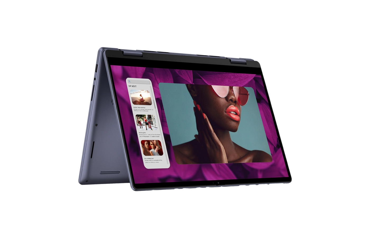 Dell - Inspiron 14 7445 2-in-1 - 14" FHD+ (1920 x 1200) IPS Touchscreen Laptop - AMD Ryzen 5 8640HS Processor with 16GB Memory - 512GB SSD - AMD Radeon Graphics - Fingerprint Reader - Wi-Fi 6E - 1 Year Warranty - Midnight Blue