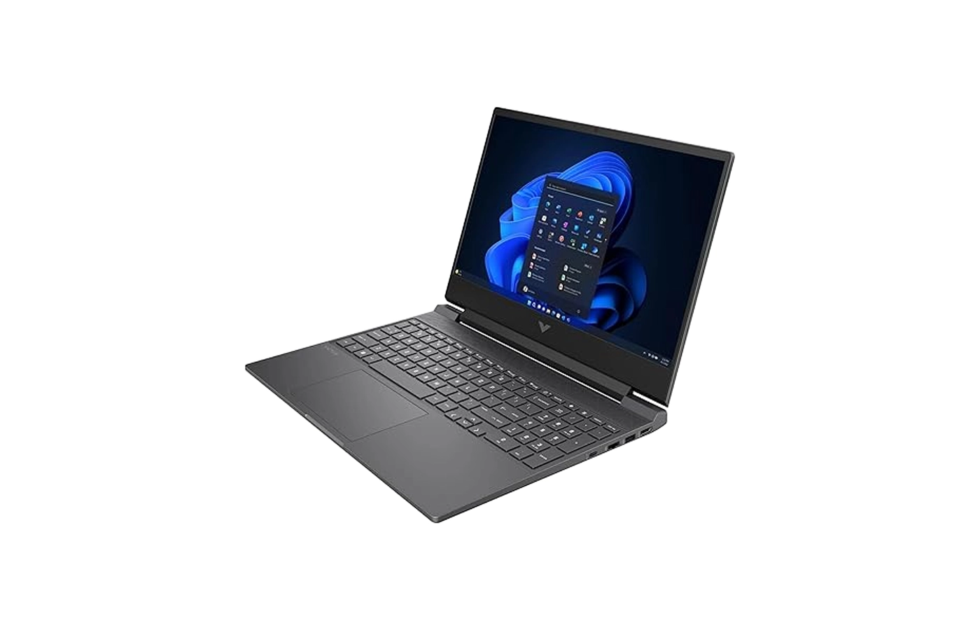 hp-victus-ryzen5-8645HS-rtx-4050-6gb-gaming-laptop-right-angle-view