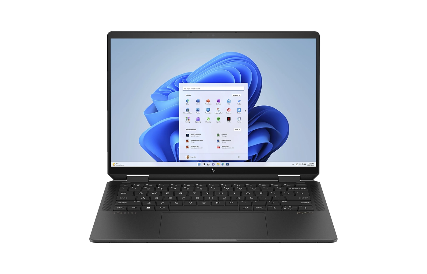 HP Spectre x360 (14-EU0060CA) - 14" 3K (2880 x 1800) 120Hz 100% DCI-P3 OLED 2-in-1 Laptop - Evo Certified Intel Core Ultra 5 125H Processor with 16GB Memory - Intel Arc Graphics - 512GB SSD - Backlit Keyboard - 1 Year Warranty - Nightfall Black